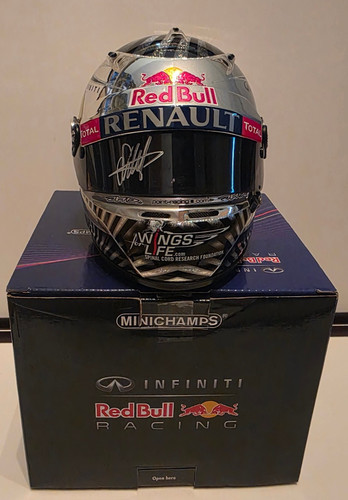 Casco sebastian vettel firmato - casco,