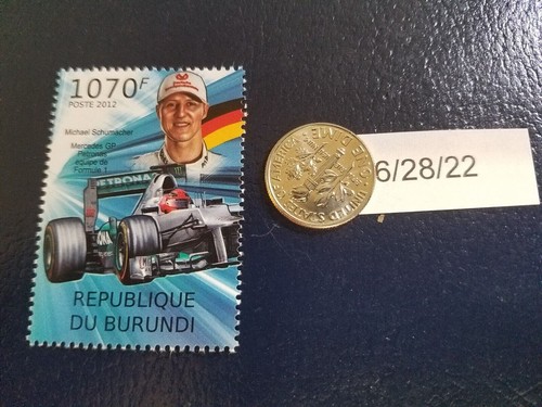 Francobollo michael schumacher - francobollo,